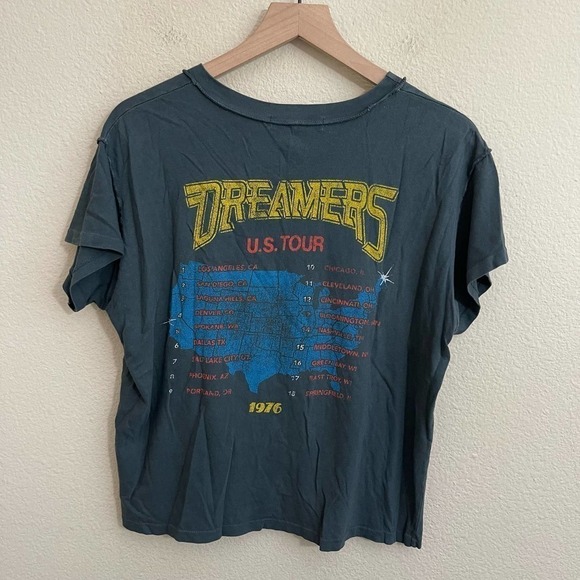 Daydreamer Dreamers American Tour 1976 Reverse Girlfriend Tee Vintage Black M - Picture 7 of 11